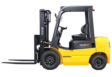 Empilhadeira Diesel Shangli 2500 kg Torre Duplex 3 metros Motor Xinchai