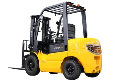 Empilhadeira Diesel Shangli 2500 kg Torre Duplex 3 metros Motor Xinchai