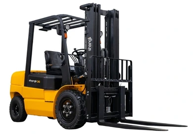 Empilhadeira Diesel Shangli 3600 kg Torre Triplex 4,8 metros Motor Xinchai